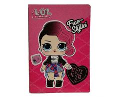 Giochi Preziosi Lol19 8056379072881 Maxi Cahier quadrillé 5 mm, A4, Multicolore