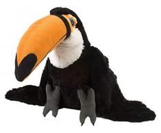 Wild Republic Republic-10959 Peluche Toucan Toco Cuddlekins, Jouets, 30cm, 10959, Noir-Blanc