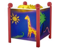 Trousselier 4351CGB Lampe de nuit - Lanterne magique Jungle - 12 V - Version Anglaise