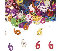 Folat Confettis de Table Motif Nombre