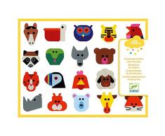 DJECO 39089 Stickers Ballons UNISEX-INFANTIL Multicolore