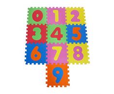 Knorrtoys 21001 – Tapis puzzle 10 pièces – Tapis de jeu tapis de jeu pour enfants Tapis de jeu en mousse Tapis Tapis multicolore