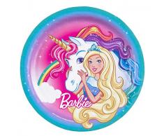 amscan- Assiettes en Carton, 9902522, Mixtes