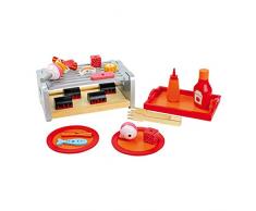 Legler Small Foot Company (Smb5V) - 5858 - Jeu DImitation - Cuisine - Plateau - Barbecue De Table