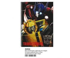 PERONA Cahier A4 Transformers Power 80H