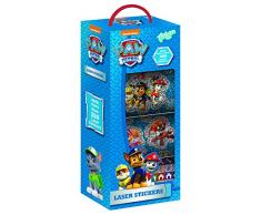 Kit Créatif - Pat Patrouille - Sticker Box 4 Rolls - de 350 Autocollants Holographiques -