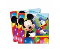 Amscan Lot de 20 Serviettes de Table Mickey Mouse