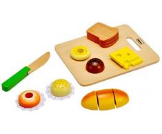 Idena 4100102 Petit Repas de Cuisine en Bois pour Cuisine et Placard dachat à partir de 3 Ans env. 20 x 16 x 4 cm.