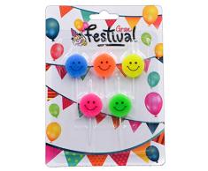 Grand Festival Bougie dAnniversaire Coloris Assortis (1)