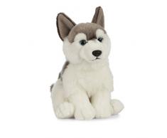 Peluche Living Nature - Chien Husky en peluche (20 cm)