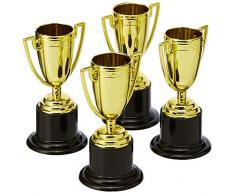 Amscan 9902026 trophées, 4 tasses de 9cm