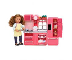 Our Generation - BD37365Z- Set de Cuisine - Gourmet - pour Poupées