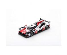 Spark- Voiture Miniature de Collection, S7006, Blanc/Rouge/Noir