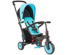 Smartrike- STR3 Plusieurs Étapes 6 en 1 Tricycle Pliable Enfant avec Certification Poussette pour 1,2,3 Ans, 5021833, Bleu