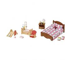 Sylvanian Families-5288 Set Chambre Bebe, 5288, Multicolore & 5019 - Semi Lit Double - Poupées et Accessoires - Sylvanian
