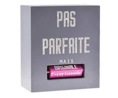 Enesco- Tirelire Pas Parfaite, 700196, Gris