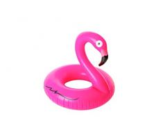 Jeux dextérieur Didak Pool - Matelas / Bouée Gonflable - Bouée Flamant Rose - 110cm
