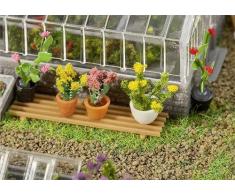 Faller- Plantes en Pot 6Pièces, F181270, Non renseigné