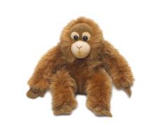 WWF - Peluche Orang-Outan - Peluche Réaliste avec de Nombreux Détails Ressemblants - Douce et Souple - Normes CE - Hauteur 23 cm