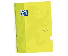 Oxford 936120 - Calepin Couverture Super Dur Taille Feuillet 80 Feuilles , Lime