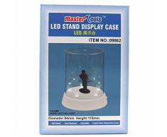 Master Tools 09862 – Modélisme Accessoires Flat Top Support Case LED décran, diamètre 84 x 115 m, Gris