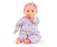 Corolle- Bébé Calin Myrtille Fleurs Poupon, 100280, Rose