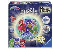 Ravensburger – Puzzles 3D Lampe, PJ Masks (11773)