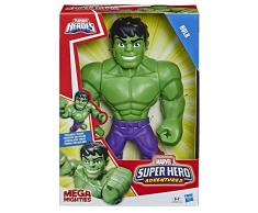 Playskool Heroes Marvel Super Hero Adventures Mega Mighties - Figurine Hulk - 25 cm - Jouet enfants