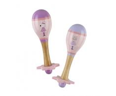 Orange Tree Toys Maracas Souris et Chat Rose