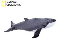 National Geographic par Lelly 40 cm Ocean Whale Jouet en Peluche (Naturel)