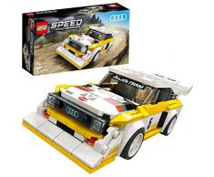 LEGO Speed ​​Champions Audi Sport quattro S1, Voiture de course avec figurine de chauffeur de course, Sets de voitures de course, 131 pièces, 76897