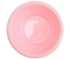 Amscan International 552286–06 Plastique solide Bol, Rose, 355 ml