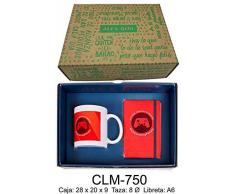 RM - Ensemble carnet et mug Connecting People Rouge Sets de matériel Scolaire (1)