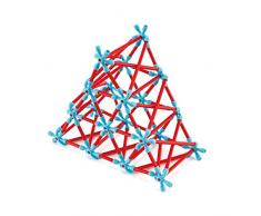 Hape-HAPE-E5565-Jeux de Construction éco Responsable en Bambou-Kit de créativité Jouets en Bois, E5565, Multicolore