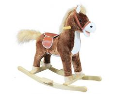 Bino - 82544 - Cheval à bascule en brun sombre