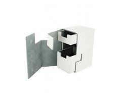 Ultimate Guard 80 Plus Flip´n´Tray Boîte de Rangement en XenoSkin avec Plateau Rabattable pour Jeu de Cartes Standard Vert