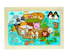 Hess 14914 Arche en Bois pour bébé Puzzle Jouet