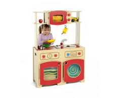 Inspirational Nurseries Motivante Crèches Pt254 Rouge modulaire de Cuisine 2 Playset