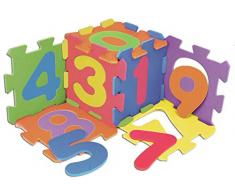 Vedes Großhandel GmbH 73007402 Outdoor Active Tapis de Puzzle avec Chiffres Multicolore