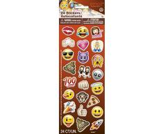 PUFFY STICKERS emoji, Lot de 24