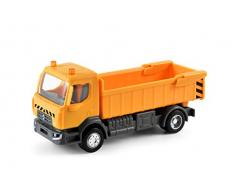 Norev- Camion Benne Renault Truck D 1:43 Plastigam Voiture Miniature de Collection, 431035, Orange