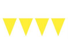 Folat Décoration de fête fanions 3 metres – Jaune – Bébé