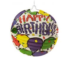 Givi Italia 41100 protecteur Joyeux anniversaire Lanterne, Multicolore, 25 cm