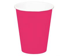 Folat Tasses Jetables Couleur Magenta, 50621