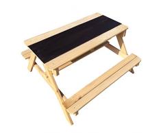 Outdoor Toys – Table de Pique-Nique Tableau avec Commode (kj12102)