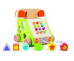 Small Foot - 10319 - Jouet À Tirer et de Motricité - Téléphone