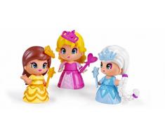 Pinypon - 700014094 - Paquet de 3 Figurines de Princesses (Famosa)