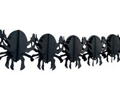 Guirlande Décoration Araignées taglia unica Noir