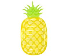JILONG-37348 Ananas Jilong-6920388633253-B/F. Matelas Pneu 190X87Cm Gonflable Jaune, 54716