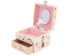 Ulysse Couleurs dEnfance- Coffre à Bijoux Musical, 9539